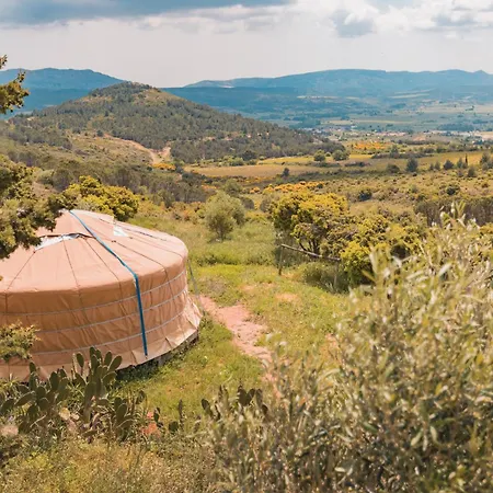 Yourte Nature / Gite Saint Roch Tuchan Exterior foto